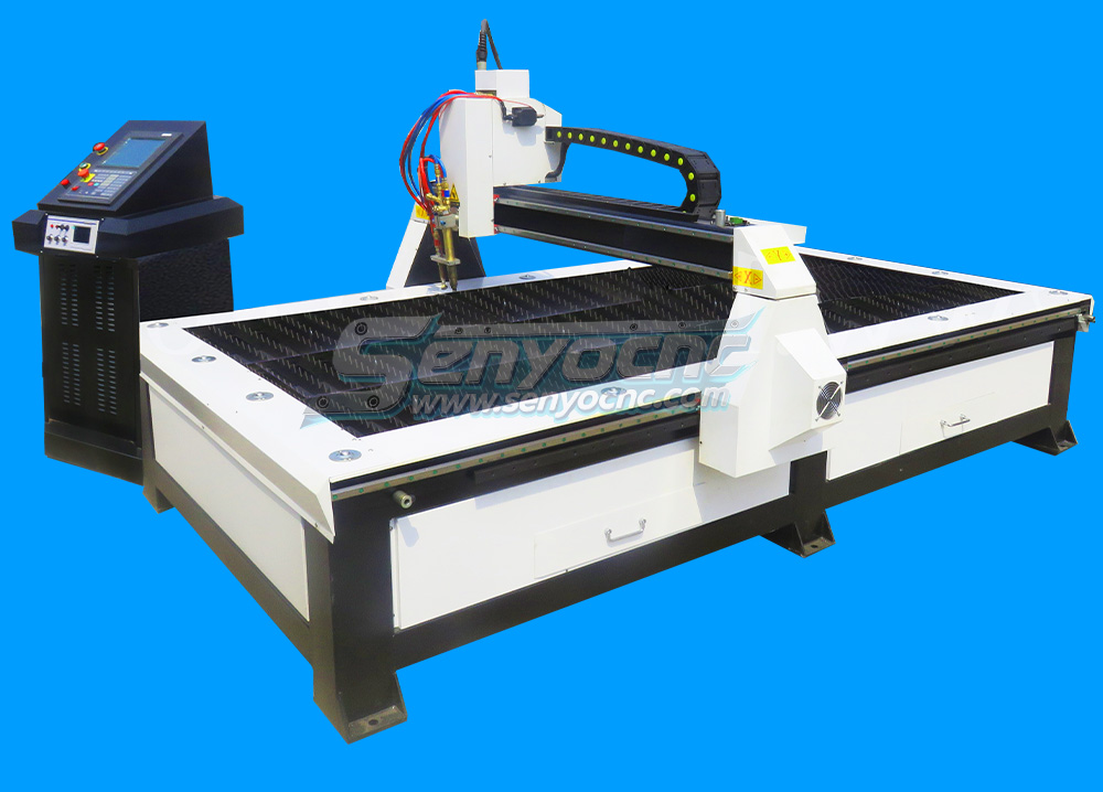 Robust CNC Plasma Cutting Machines with Flame Cut Head for Heavy-Duty Industrial Use