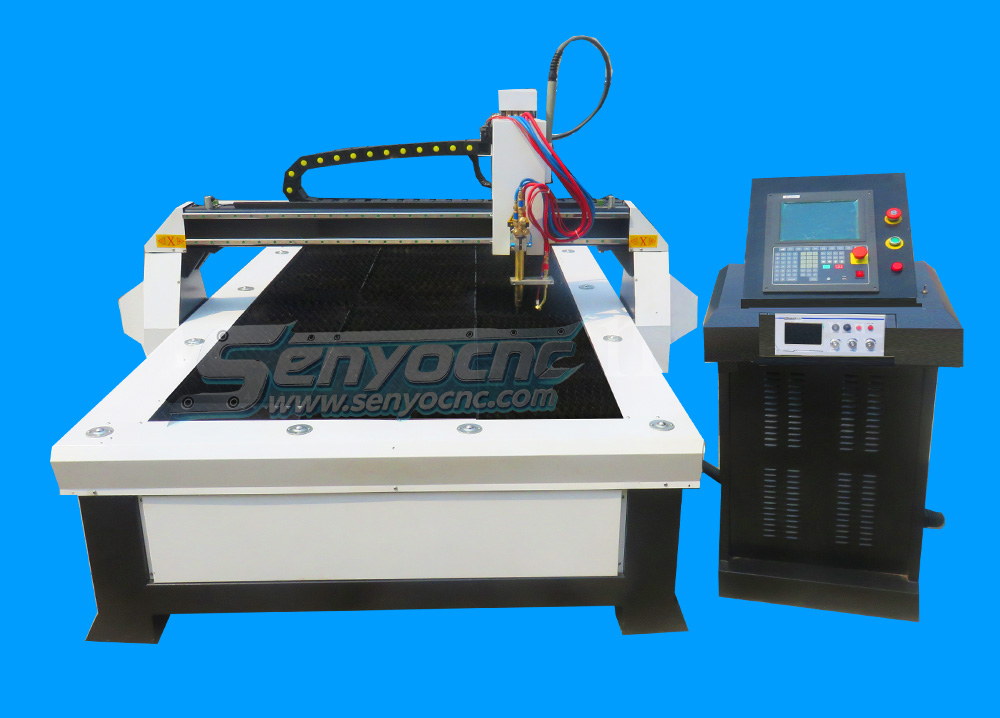 Robust CNC Plasma Cutting Machines with Flame Cut Head for Heavy-Duty Industrial Use