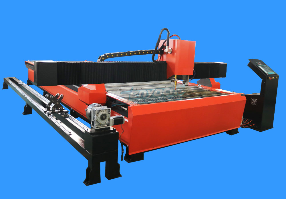 Multi Function Table Cnc Plasma Cutter with Flame Rotary Drilling