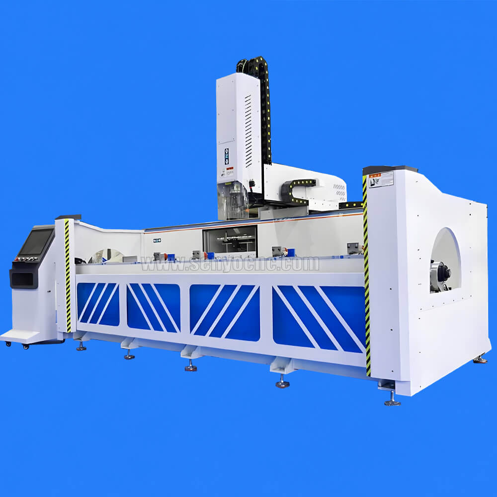 4 Axis CNC Machining Center for Aluminum Profile Cutting, Drilling & Milling | Window & Door Fabrication
