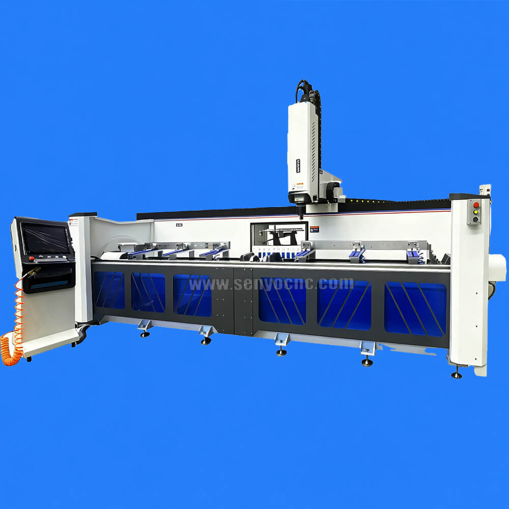 4 Axis CNC Machining Center for Aluminum Profile Cutting, Drilling & Milling | Window & Door Fabrication