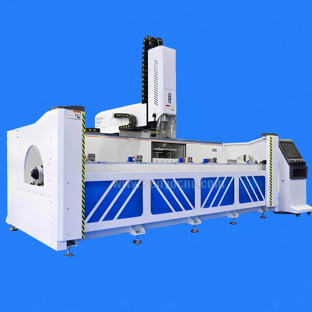 4 Axis CNC Machining Center for Aluminum Profile Cutting, Drilling & Milling | Window & Door Fabrication