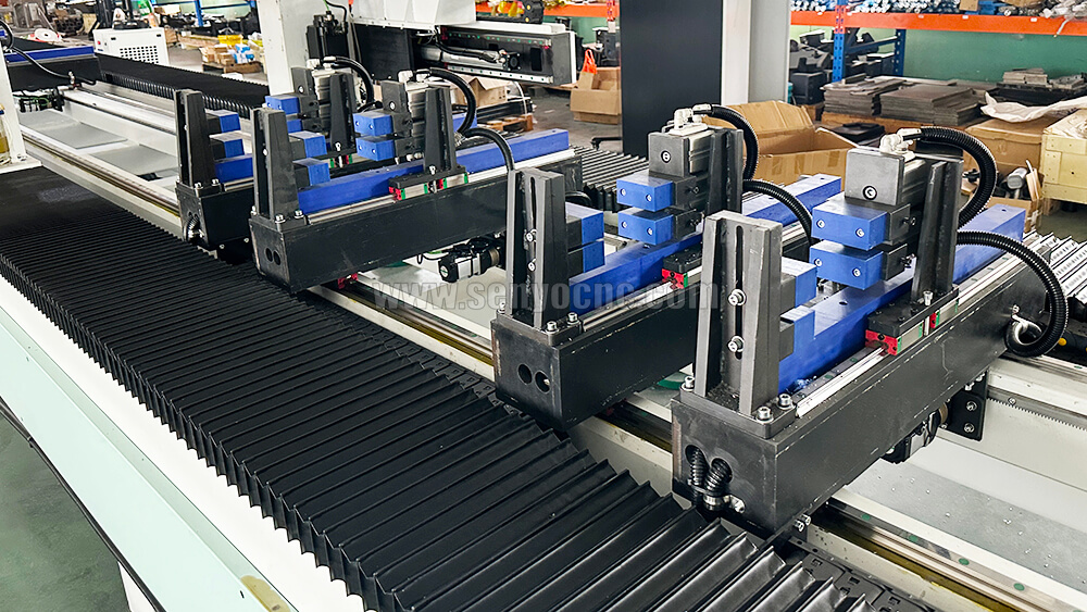 High-Speed 4-Axis CNC Aluminum Machining Center 6500mm with 12-Tool ATC for Curtain Wall & Industrial Profiles