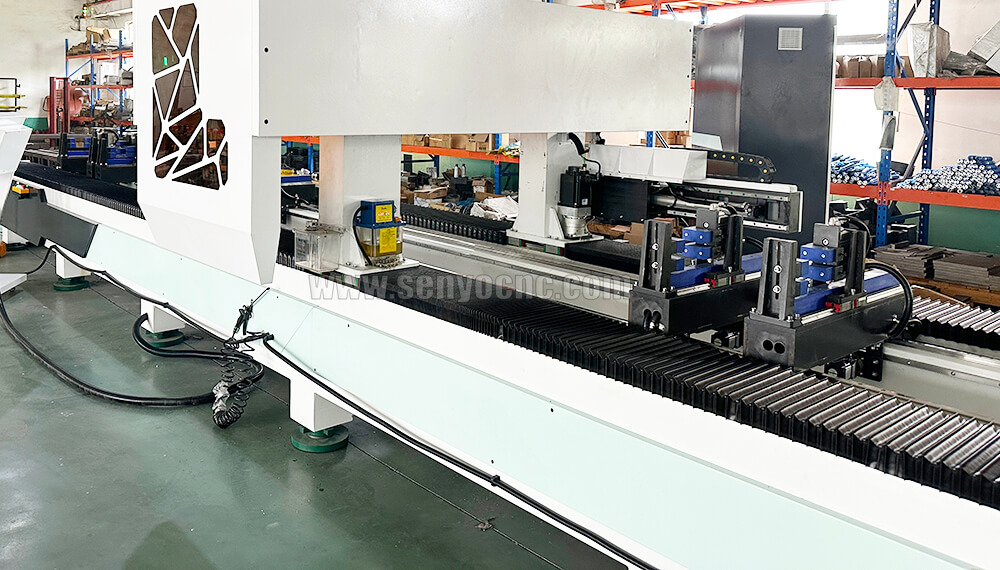 High-Speed 4-Axis CNC Aluminum Machining Center 6500mm with 12-Tool ATC for Curtain Wall & Industrial Profiles